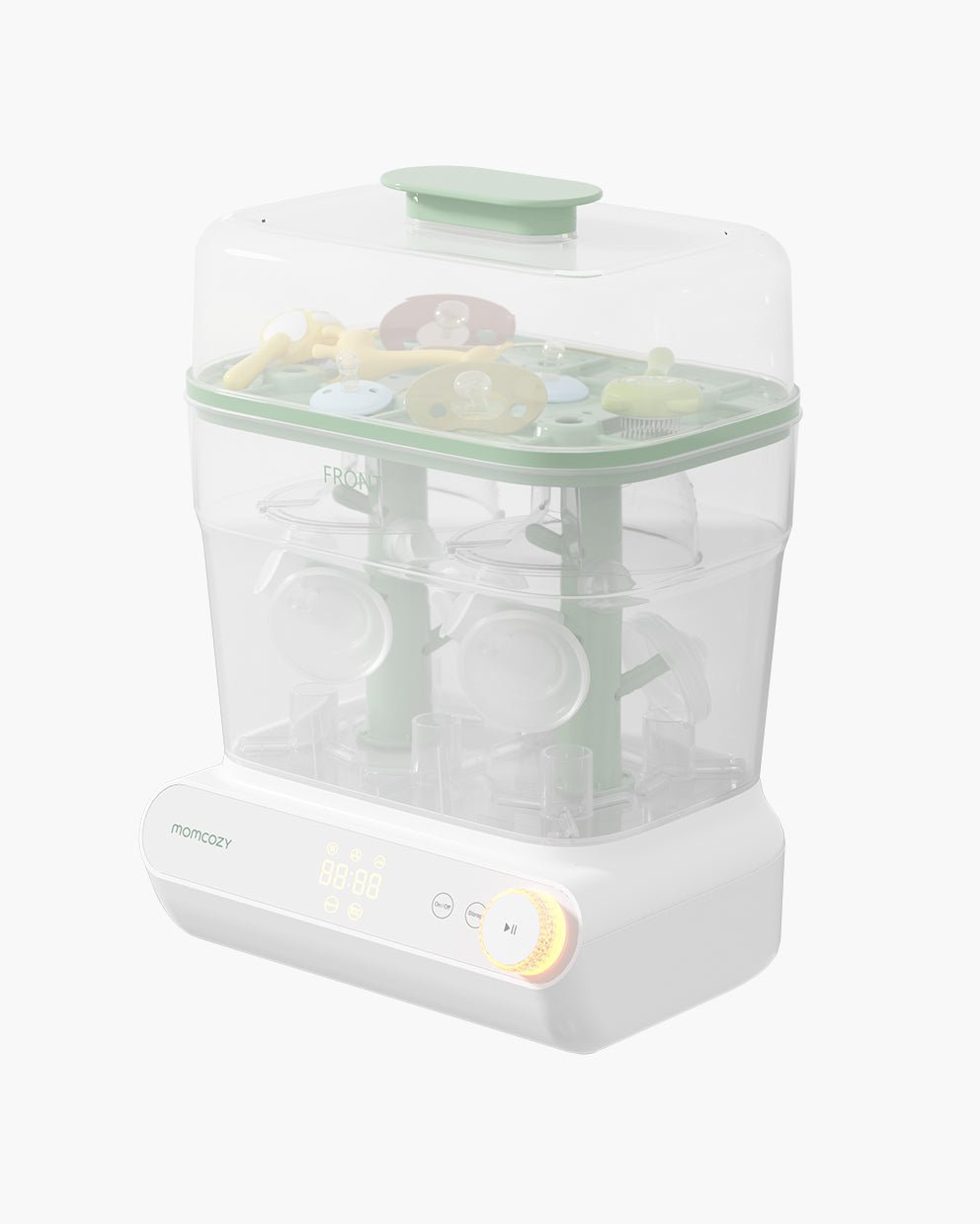 Momcozy 3 Layers Large Bottle Sterilizer and Dryer - Bottle Sterilizer