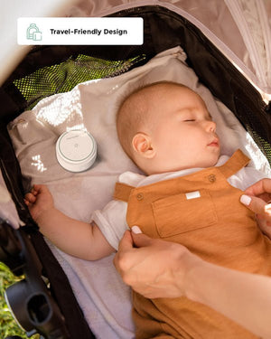 Momcozy Bed Time Portable Baby Sound Machine White - Sleep Training Toy