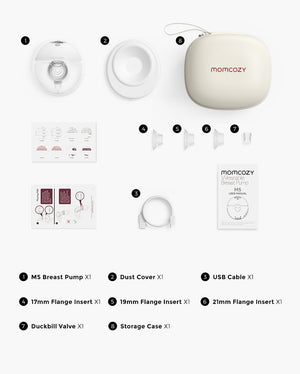 Momcozy Breast Pump M5 Double Grey - Breast Pump