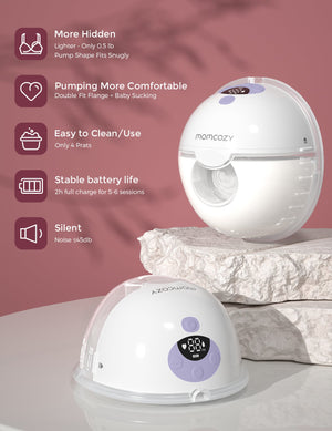 Momcozy Breast Pump M5 Double Purple - Breast Pump