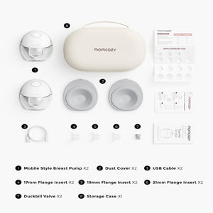 Momcozy Breast Pump M6 Double Grey - Breast Pumps