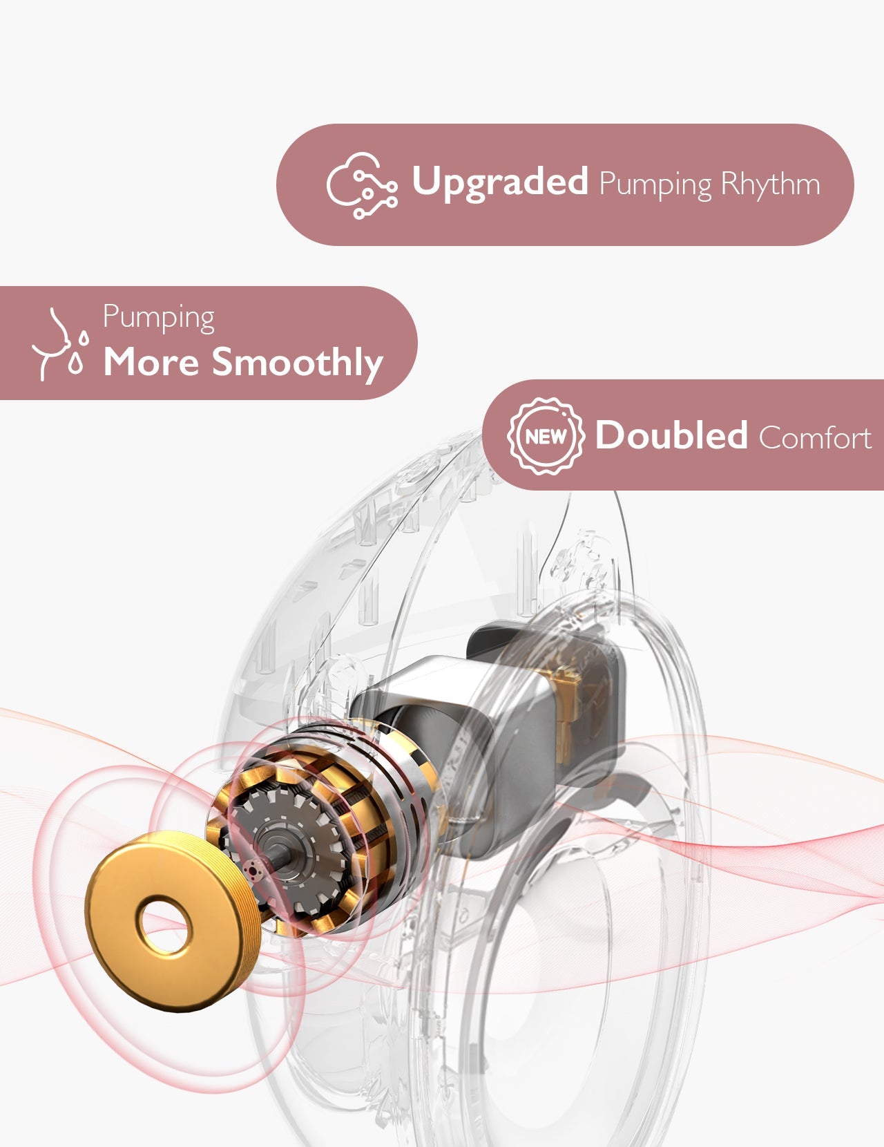 Momcozy Breast Pump M6 Double Red - Breast Pumps