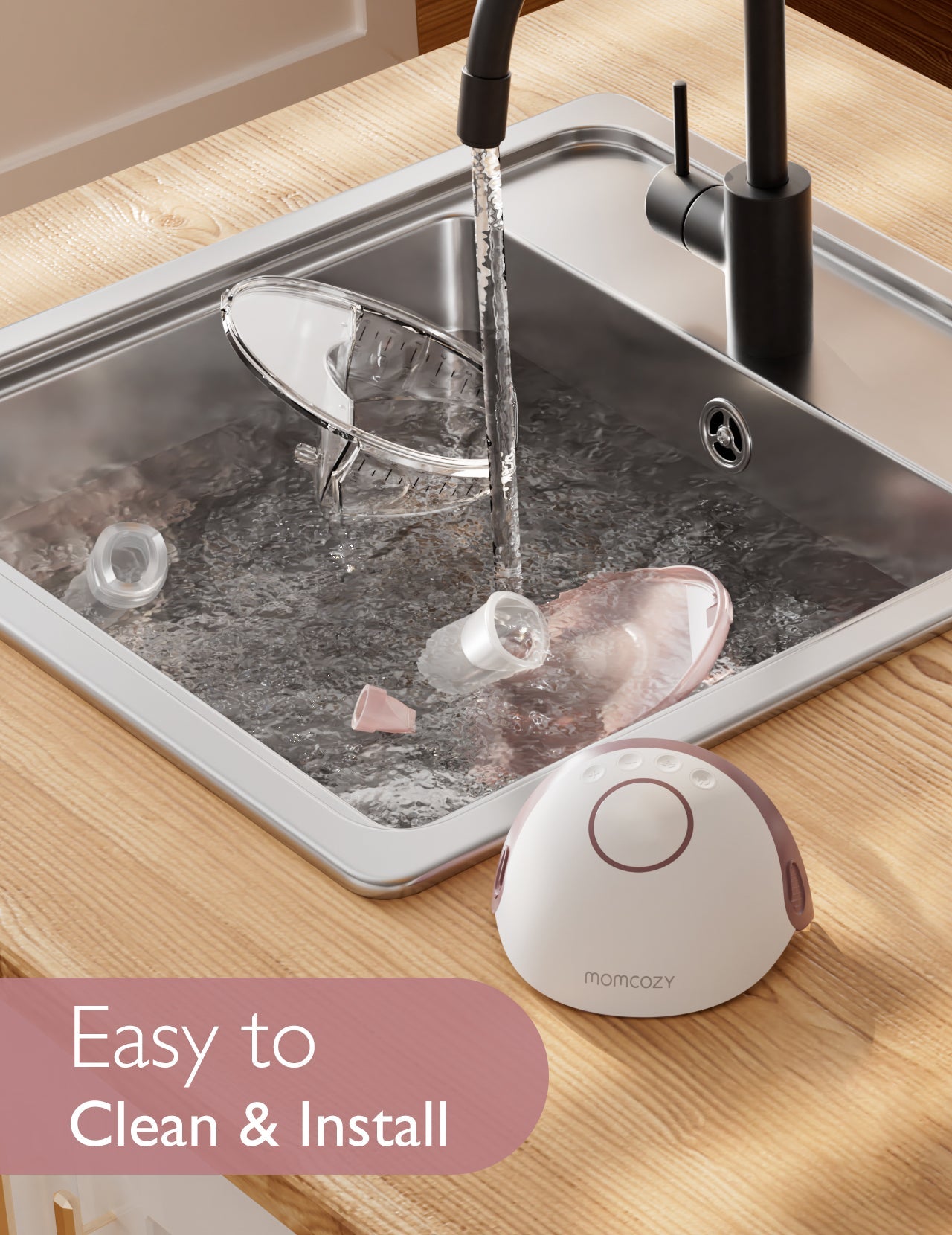 Momcozy Breast Pump M6 Double Red - Breast Pumps