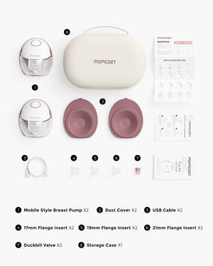 Momcozy Breast Pump M6 single Red - Breast Pump