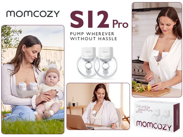 Momcozy Breast Pump S12 Pro Double - White Breast Pump