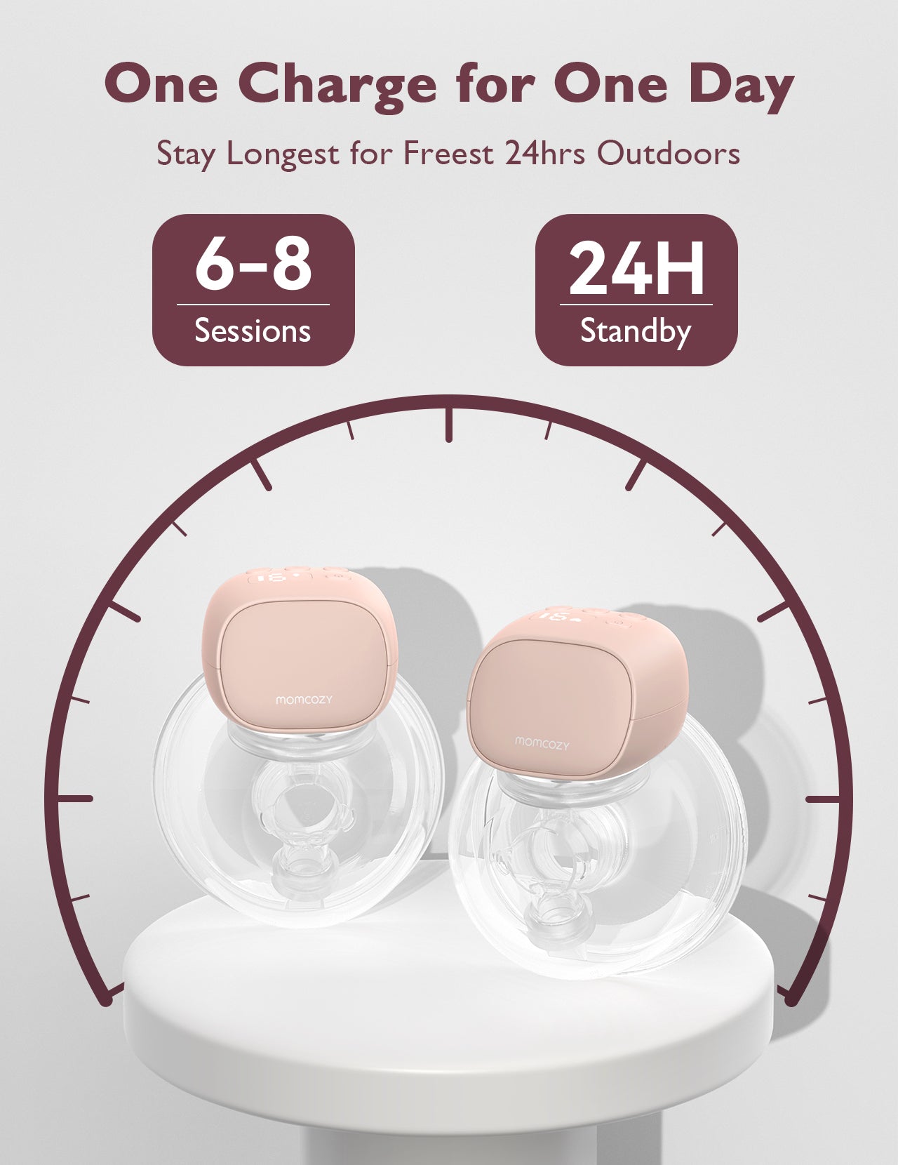 Momcozy Breast Pump S9 Double - Pink Breast Pump