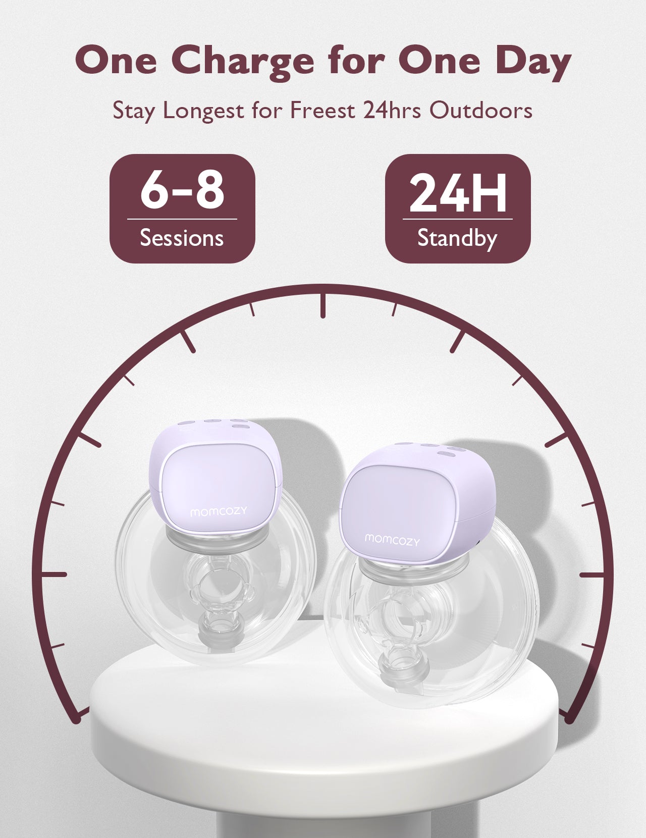 Momcozy Breast Pump S9 Double - Pink Breast Pump