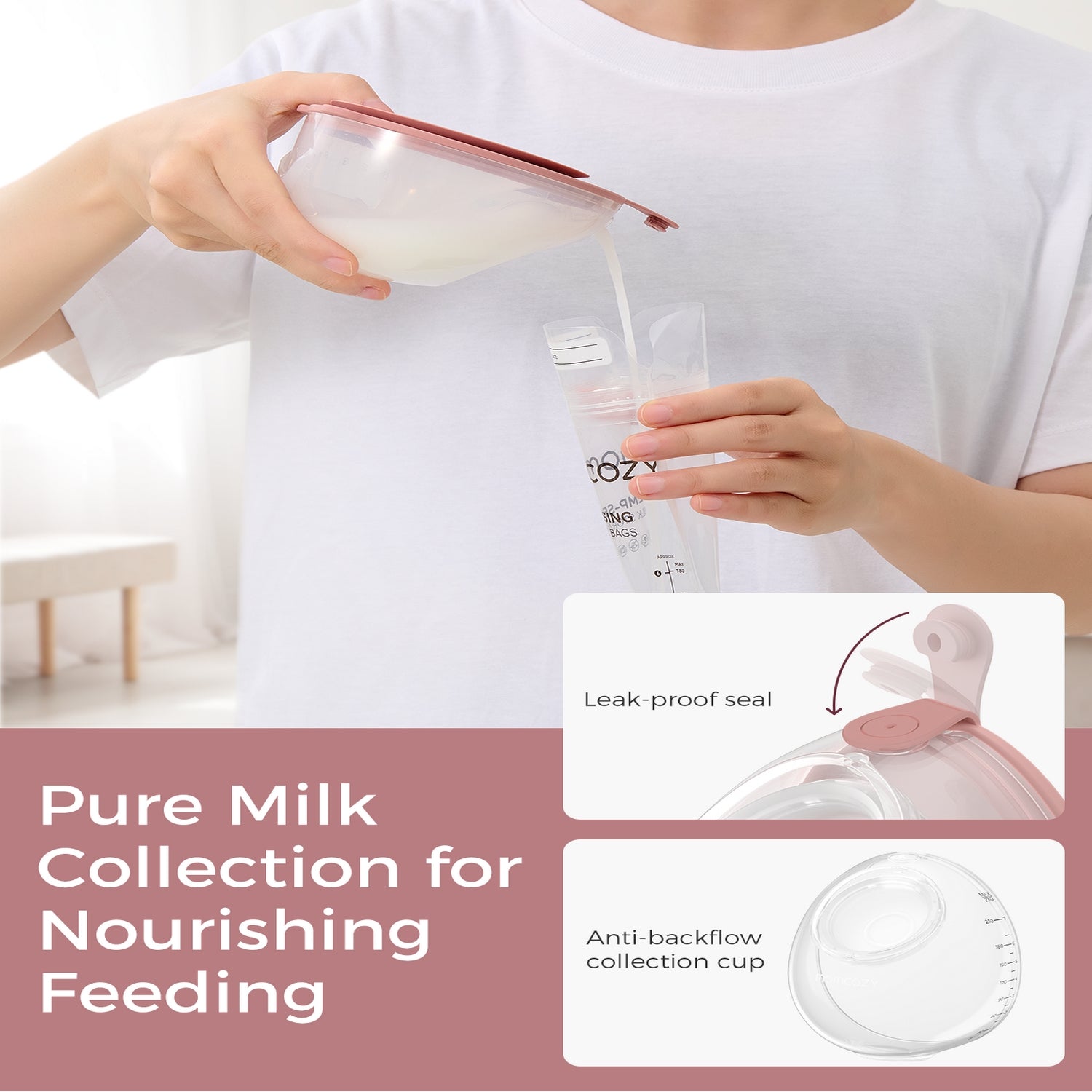 Momcozy Breast Pump V2 pro Red - Breast Pump