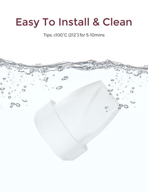 Momcozy Breastfeeding Access Duckbill Valve for M5*4 Transparent - Breast Pump Accessories