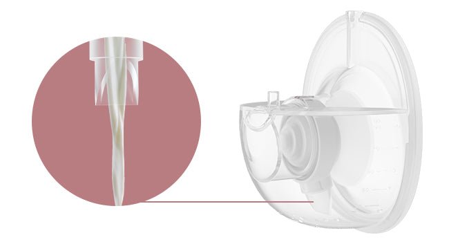 Momcozy Breastfeeding Access Duckbill Valve for M5*4 Transparent - Breast Pump Accessories