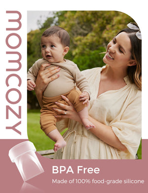 Momcozy Breastfeeding Access Duckbill Valve for M5*4 Transparent - Breast Pump Accessories