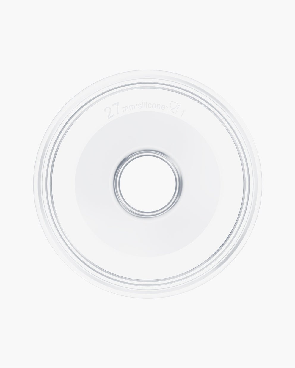 Momcozy Breastfeeding Access Flange for S9 Pro Wearable Pump Transparent - 27mm Breast Pump Accessories