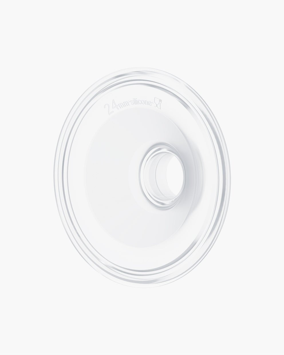 Momcozy Breastfeeding Access Flange for S9 Pro Wearable Pump Transparent - 24mm Breast Pump Accessories