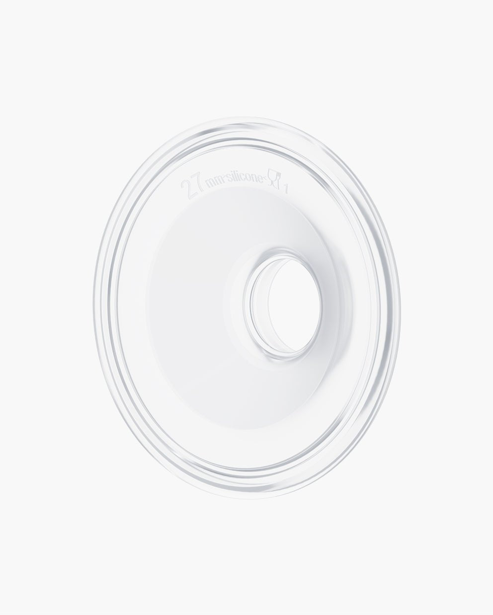 Momcozy Breastfeeding Access Flange for S9 Pro Wearable Pump Transparent - 27mm Breast Pump Accessories