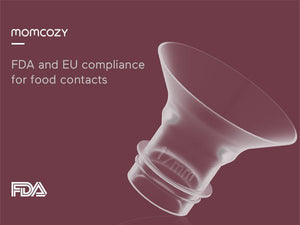 Momcozy Breastfeeding Access Flange Insert 17 mm for S9 Pro/S12 Pro Transparent - Breast Pump Accessories