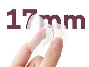 Momcozy Breastfeeding Access Flange Insert 17 mm for S9 Pro/S12 Pro Transparent - Breast Pump Accessories