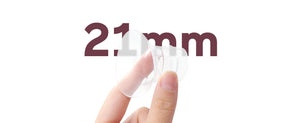 Momcozy Breastfeeding Access Flange Insert 19 mm for S9 Pro/S12 Pro Transparent - 21mm Breast Pump Accessories