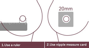 Momcozy Breastfeeding Access Flange Insert 19 mm for S9 Pro/S12 Pro Transparent - 21mm Breast Pump Accessories