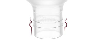 Momcozy Breastfeeding Access Flange Insert 19 mm for S9 Pro/S12 Pro Transparent - 21mm Breast Pump Accessories