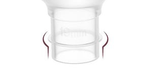 Momcozy Breastfeeding Access Flange Insert 19 mm for S9 Pro/S12 Pro Transparent - 19mm Breast Pump Accessories