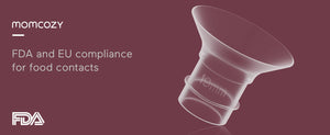 Momcozy Breastfeeding Access Flange Insert 19 mm for S9 Pro/S12 Pro Transparent - 19mm Breast Pump Accessories
