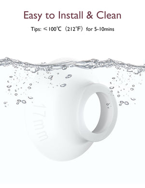 Momcozy Breastfeeding Access Flange Insert For M5 Transparent - 17mm Breast Pump Accessories