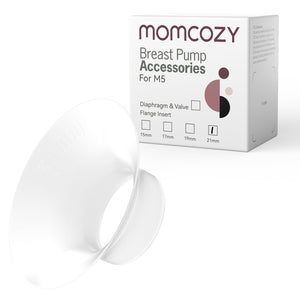 Momcozy Breastfeeding Access Flange Insert For M5 Transparent - 21mm Breast Pump Accessories