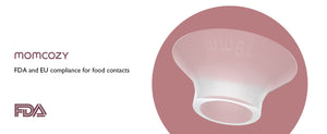 Momcozy Breastfeeding Access Flange Insert For M5 Transparent - 19mm Breast Pump Accessories