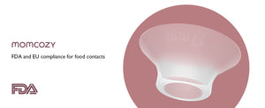 Momcozy Breastfeeding Access Flange Insert For M5 Transparent - 17mm Breast Pump Accessories