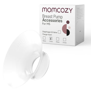 Momcozy Breastfeeding Access Flange Insert For M5 Transparent - 17mm Breast Pump Accessories