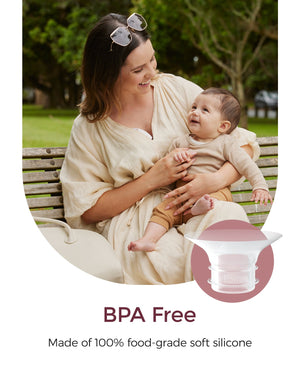 Momcozy Breastfeeding Access Flange Insert For M6 Transparent - 15mm Breast Pump Accessories