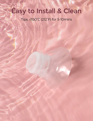 Momcozy Breastfeeding Access Flange Insert For M6 Transparent - 19mm Breast Pump Accessories