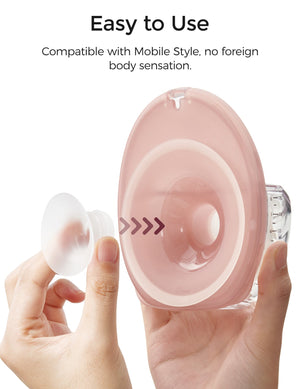 Momcozy Breastfeeding Access Flange Insert For M6 Transparent - 15mm Breast Pump Accessories