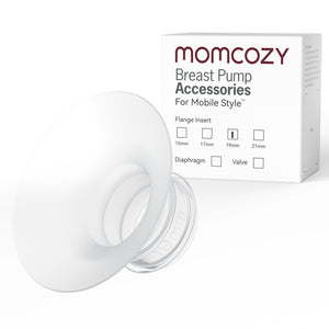 Momcozy Breastfeeding Access Flange Insert For M6 Transparent - 19mm Breast Pump Accessories