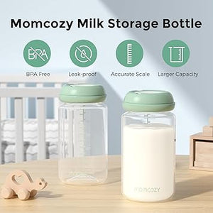Momcozy Breastfeeding Access Natural Baby Bottle - Breastmilk Storage Bag