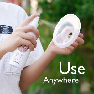 Momcozy Breastfeeding Access Portable Breast Pump Cleaner Spray - 200 Count White - Breast Pump Accessories