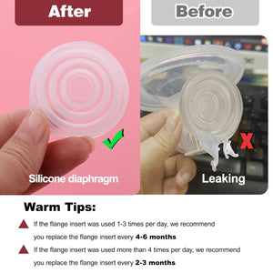 Momcozy Breastfeeding Access Silicone Diaphragm for M5*2 Transparent - Breast Pump Accessories