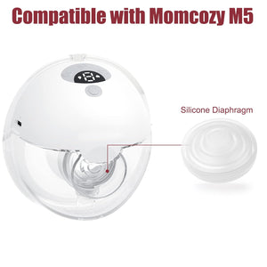 Momcozy Breastfeeding Access Silicone Diaphragm for M5*2 Transparent - Breast Pump Accessories