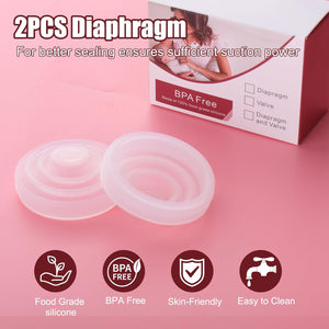 Momcozy Breastfeeding Access Silicone Diaphragm for M5*2 Transparent - Breast Pump Accessories