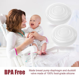 Momcozy Breastfeeding Access Silicone Diaphragm for M5*2 Transparent - Breast Pump Accessories