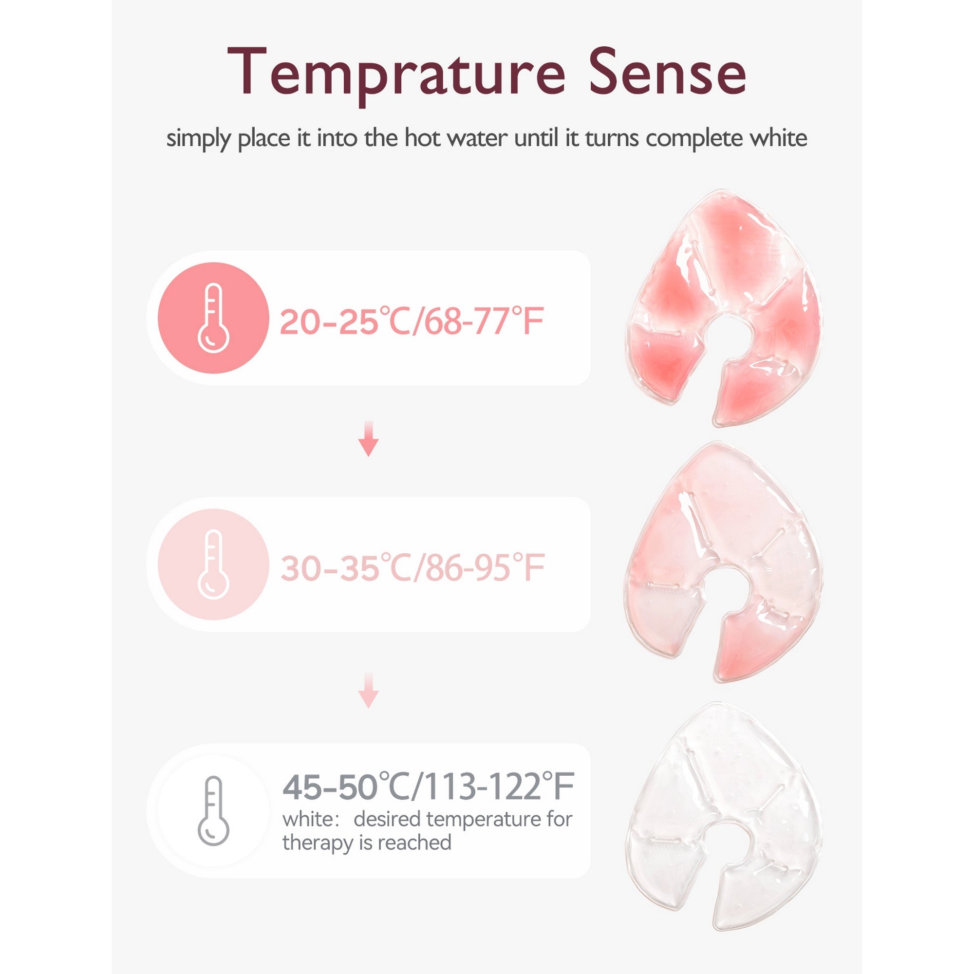 Momcozy Large Reusable Breast Therapy Hot & Cold Breast Pad Maternity Accessory Pink - BF008 - NA00NB