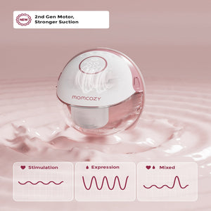 Momcozy M6 Double Breast Pump Red | The Mom Store - Breast Pumps