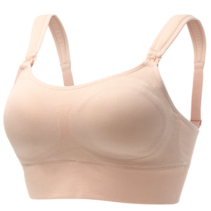 Momcozy Maternity Accessory 4 - in - 1 Hands - Free Pumping Bra - Skin - S Maternity Bra