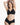 Momcozy Maternity Accessory Seamless Support Floral Nursing Bra - Black - S Maternity Nursing Bra