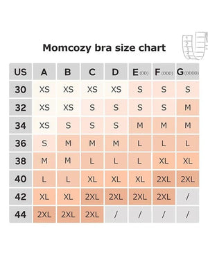 Momcozy Maternity Accessory YN08 - Hands - Free Pumping Bra - Skin - S Maternity Bra