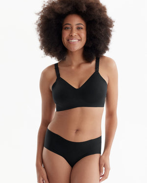 Momcozy Maternity Accessory YN21 Nursing Bra - Black - S Maternity Nursing Bra