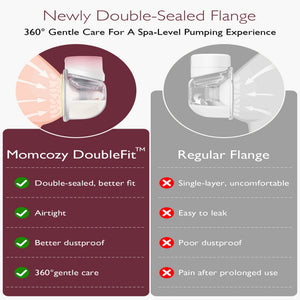 Momcozy S12 Pro Double Wearable Breast Pump Pink | The Mom Store - Breast Pump