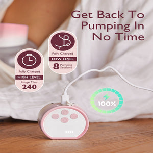 Momcozy S12 Pro Double Wearable Breast Pump Pink | The Mom Store - Breast Pump
