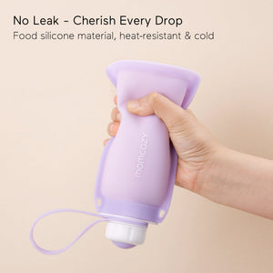 Momcozy Silicone Milk Storage Bags 2pcs Maternity Accessory Purple and White - MS010 - PY00NB