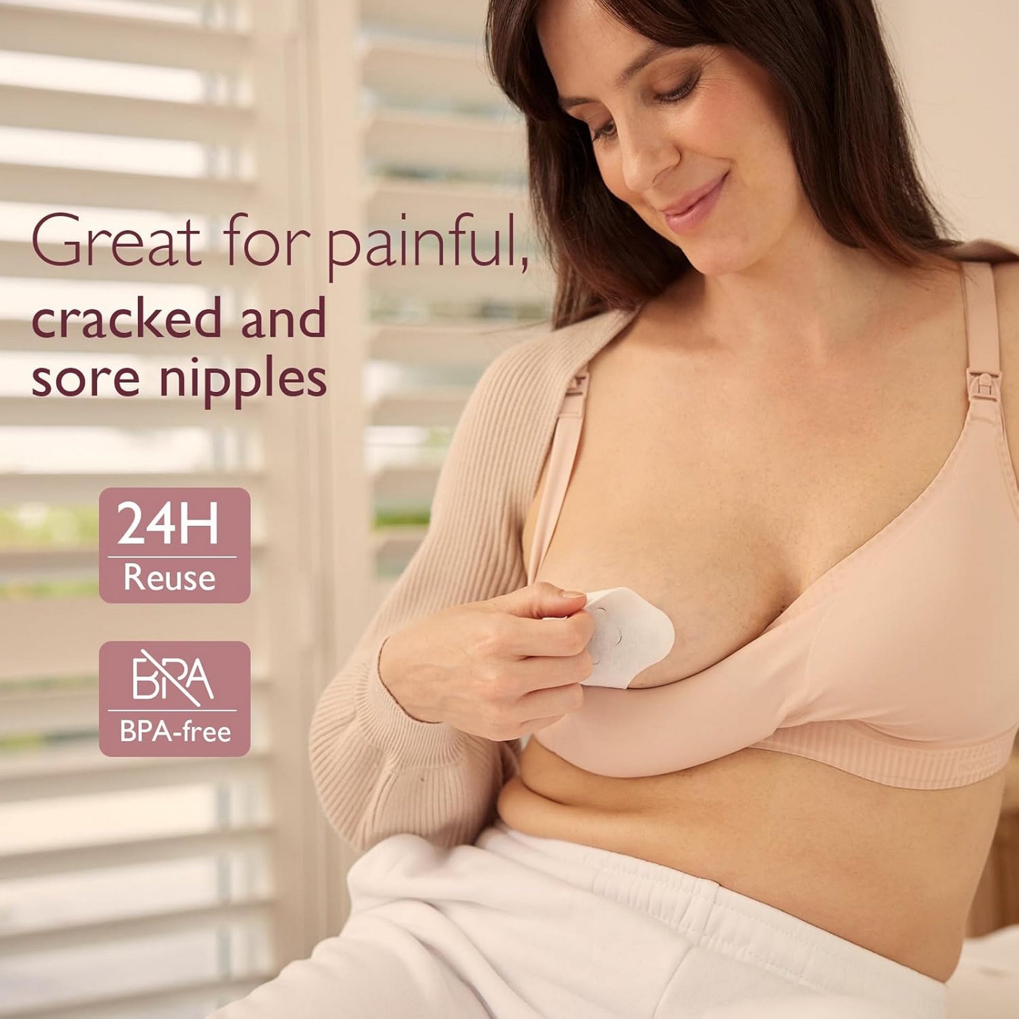 Momcozy Soothing Gel Pads Maternity Accessory White - BF009 - NA00NB